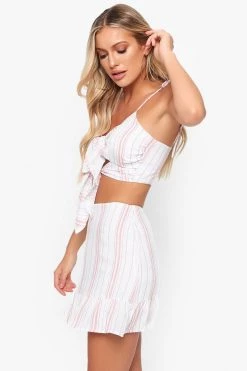 Honeybum On Vacation Striped Set Clothing