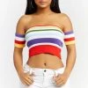 Honeybum Taste The Rainbow Crop Top SALE