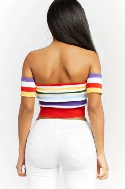 Honeybum Taste The Rainbow Crop Top SALE