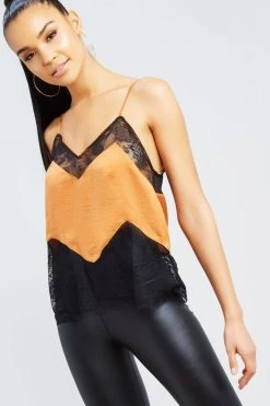 Sole Mio Short Sleeve Tops Make Money Satin Top