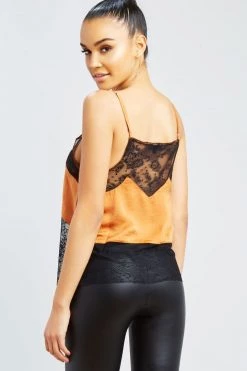 Sole Mio Short Sleeve Tops Make Money Satin Top