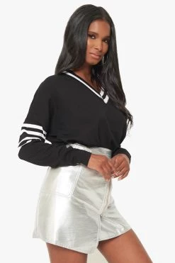 Honeybum SALE No Problem Patent Skirt