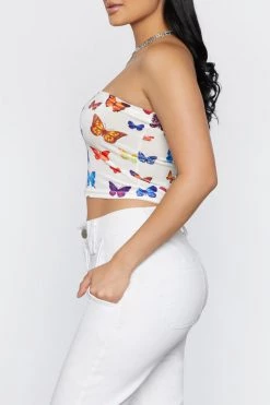 Honeybum Butterfly Effect Tube Top SALE