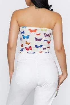 Honeybum Butterfly Effect Tube Top SALE