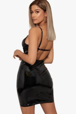 Honeybum Clothing No Fool Latex Dress