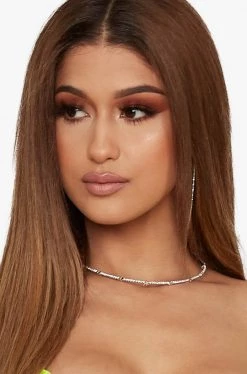 Honeybum Single Diamante Star Choker Sale Shoes & Accessories