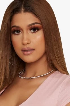 Honeybum Sale Shoes & Accessories Single Metal Diamante Star Choker