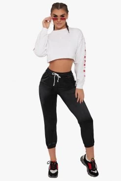 Honeybum Stance Satin Track Pants