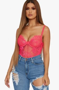 Honeybum Strictly Lace Bodysuit Clothing