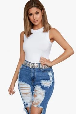 Honeybum Living Seamless Tank Short Sleeve Tops