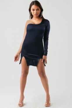 Honeybum SALE Rude Boy Satin Mini Dress
