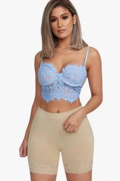Honeybum Lace To The Top Biker Shorts