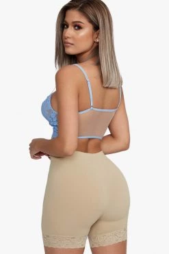 Honeybum Lace To The Top Biker Shorts