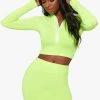 Honeybum Cash Out Zip Up Set Clothing