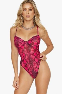 Honeybum Sale Tops Currently Trending Python Bodysuit