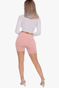 Honeybum SALE Lace To The Top Biker Shorts