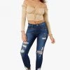 Honeybum Kayla Distressed Skinny Jeans