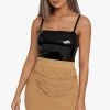 Honeybum Clothing Dusted In Gold Bandeau Skirt