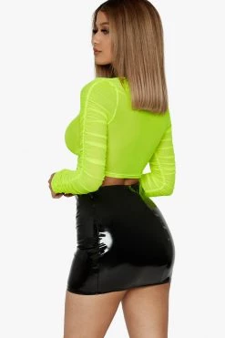 Honeybum Fake ID Mesh Top