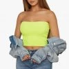 Honeybum Short Sleeve Tops Foolish Tube Top