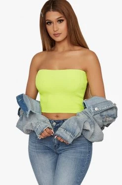 Honeybum Short Sleeve Tops Foolish Tube Top
