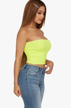 Honeybum Short Sleeve Tops Foolish Tube Top