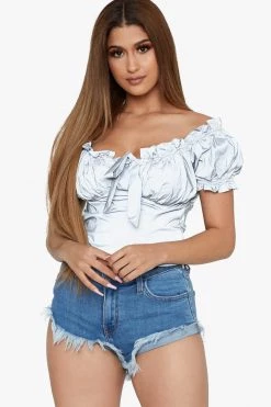 Honeybum New Drip Reflective Top