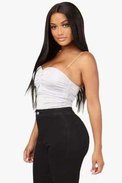 Honeybum Slightly Ruched Bodysuit