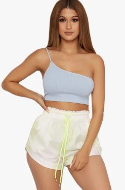 Honeybum Clothing One Look Ribbed Crop Top