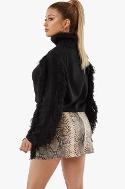 Honeybum Nice For What Cropped Sweater
