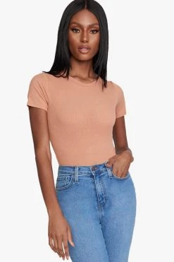 Honeybum Clothing Make Up Ribbed Bodysuit