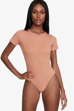 Honeybum Clothing Make Up Ribbed Bodysuit