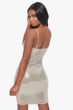 Honeybum Stay Current Sequin Dress