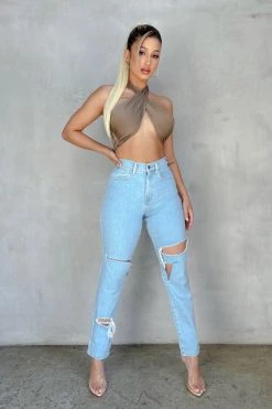 Honeybum Money Maker Mom Jeans