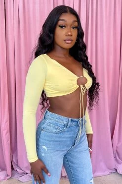 Honeybum Wish You Were Here Crop Top New Arrivals