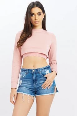 Celebrity Pink SALE Side With Me Denim Short