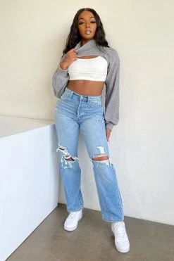 Honeybum Beautiful Liar Distressed Jeans New Arrivals
