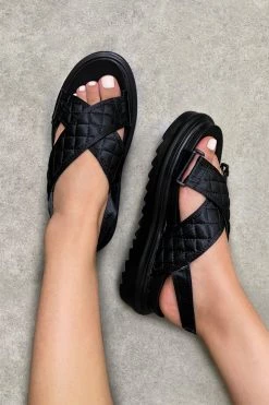 Honeybum SALE Keeping Up Quilted Sandal