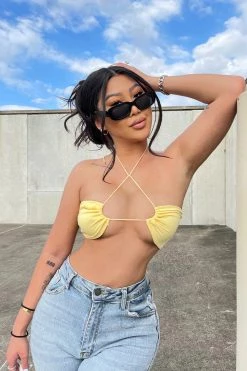 Honeybum Meet At The Beach Wrap Top New Arrivals