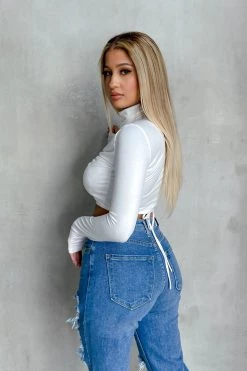 Honeybum Little Lies Cut Out Top