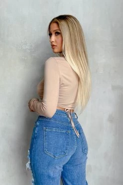 Honeybum SALE Little Lies Cut Out Top