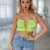 Honeybum All Your Fault Lace Up Crop Top SALE