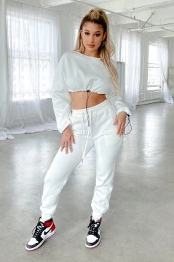 Honeybum Overshare Cinched Jogger Set
