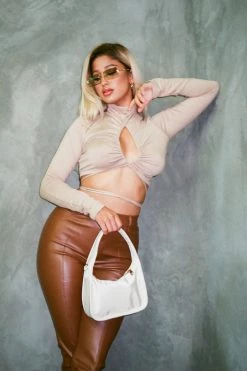 Honeybum SALE Little Lies Cut Out Top