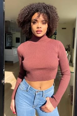 Honeybum Thinking About It Turtleneck Sweater SALE