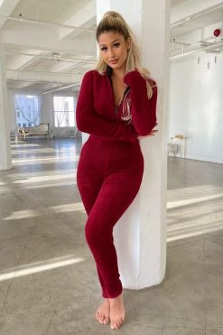 Honeybum All I Want Cozy Jumpsuit SALE