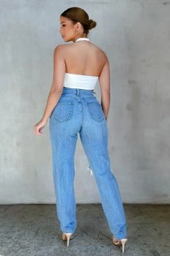 Honeybum Riley Girlfriend Jeans