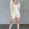 Honeybum Snatched Ribbed Romper 2 Honeybum Snatched Ribbed Romper