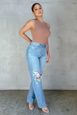 Honeybum Beautiful Liar Distressed Jeans New Arrivals