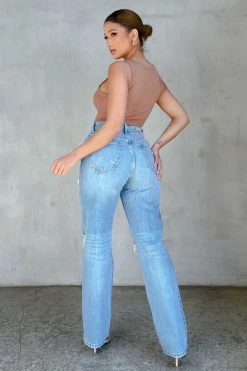Honeybum Beautiful Liar Distressed Jeans New Arrivals
